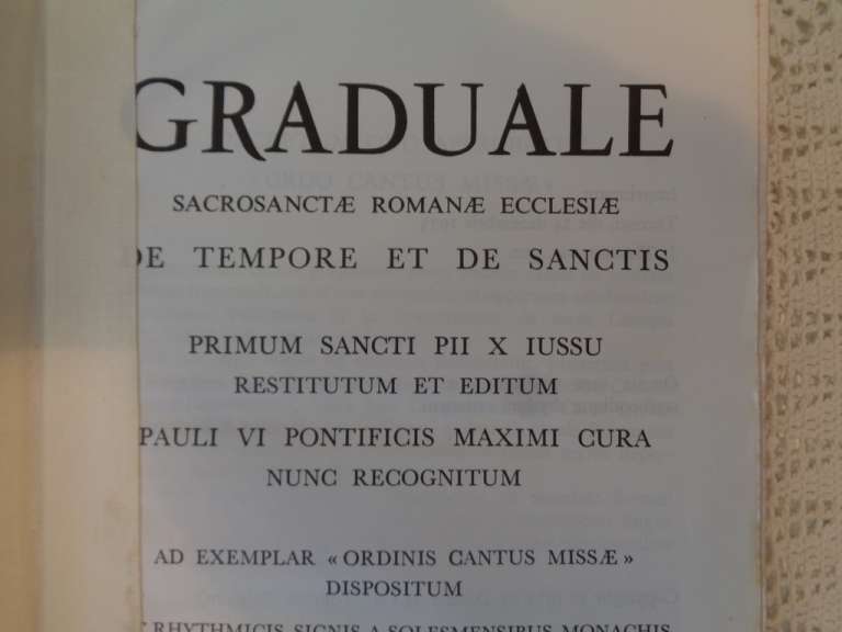 Gregoriaans gezangenboek Graduale Romanum uit 1974