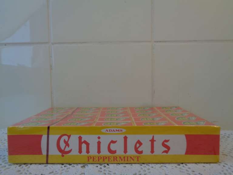 Vintage Adams Chicklets Peppermint 100 packages