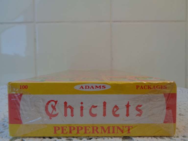 Vintage Adams Chicklets Peppermint 100 packages