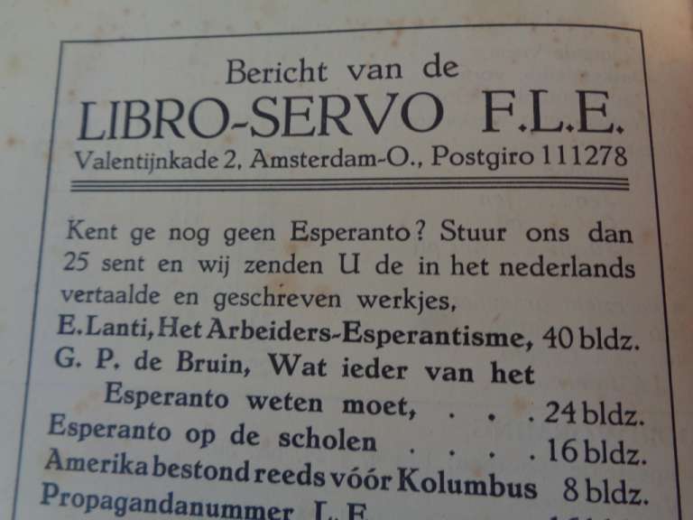Nia Lernolibro Esperanto door Jac. Lem Jr 1932