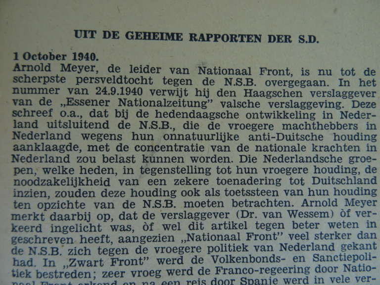 Wie en wat is Arnold Meijer en zijn Nationaal front?