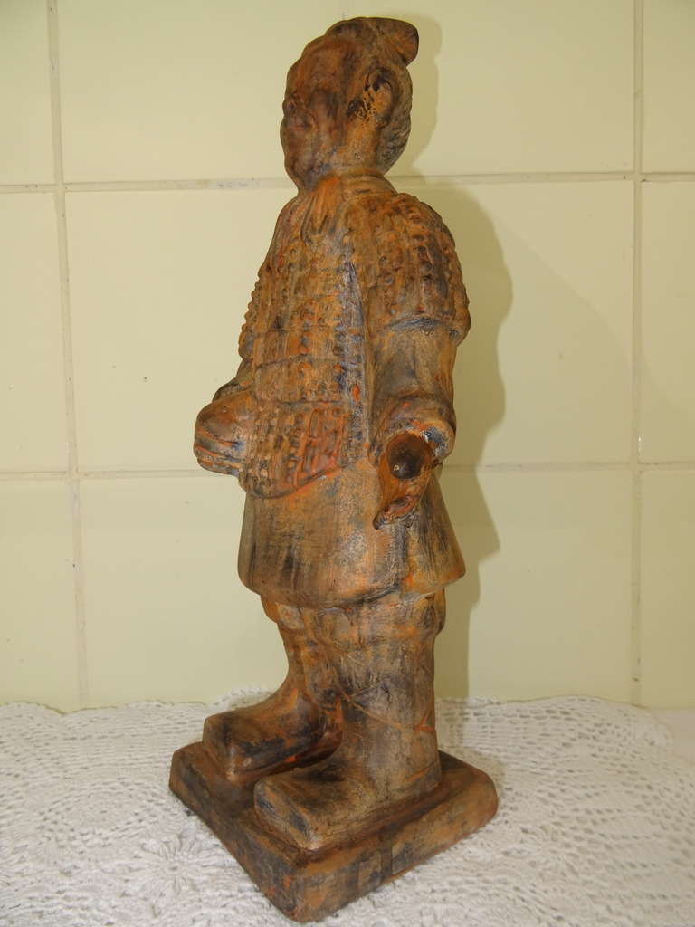 Smelten huichelarij Veilig Antiek Chinees beeld terracotta leger - Curiosa en Kunst.nl