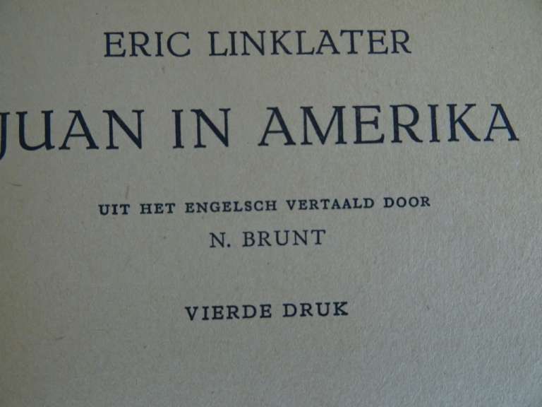 Juan in Amerika door Eric Linklater