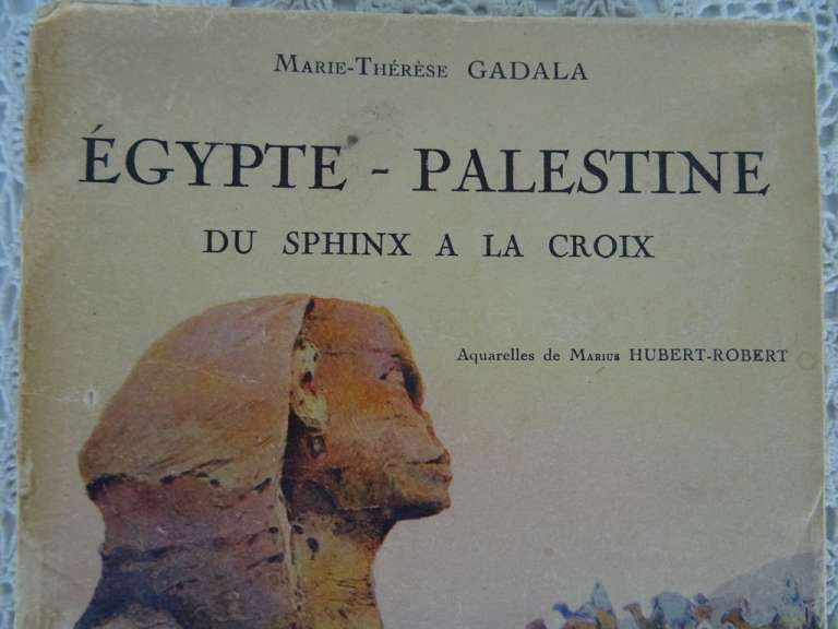 Égypte Palestine du sphinx a la croix