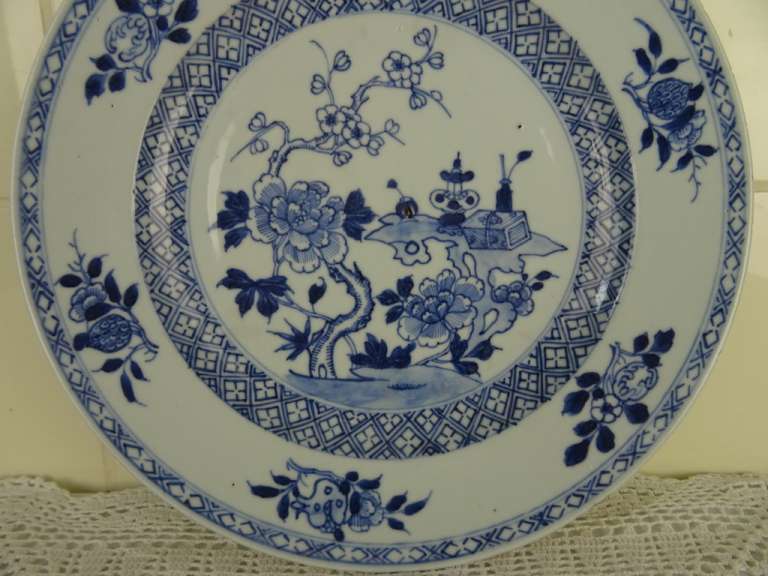 Antiek Delfts blauw bord uit 1800
