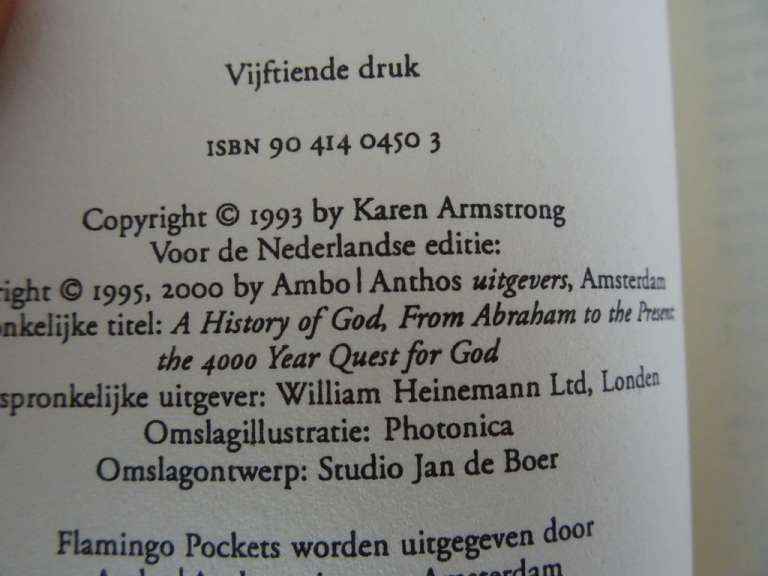 Karen Armstrong Een geschiedenis van God