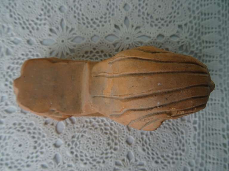 Vintage terracotta beeld Sphinx