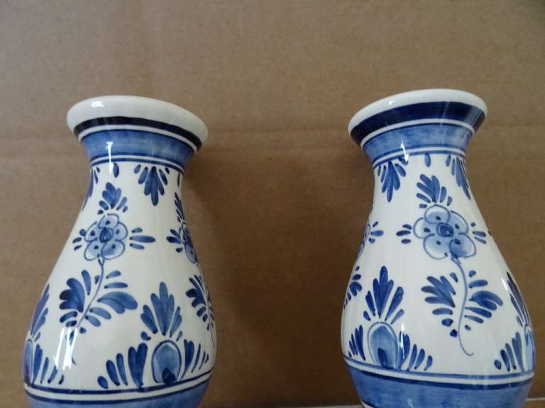 Antiek kaststel Delfts blauw Handpainted nr 2