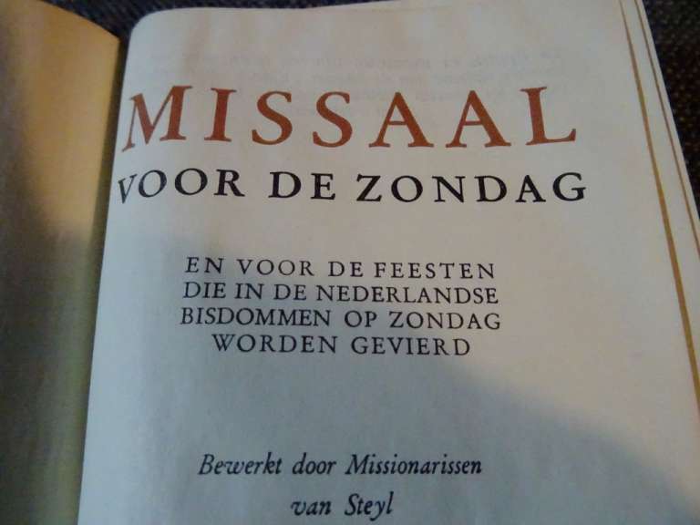 Missaal voor de zondag