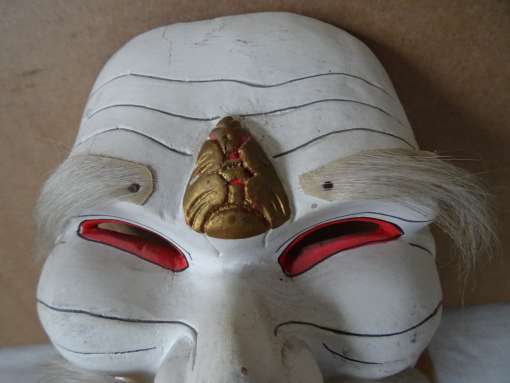 Vintage houten masker Indonesië