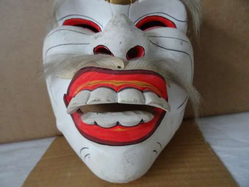 Vintage houten masker Indonesië