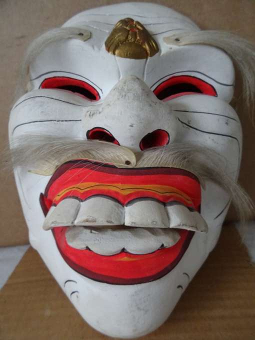 Vintage houten masker Indonesië