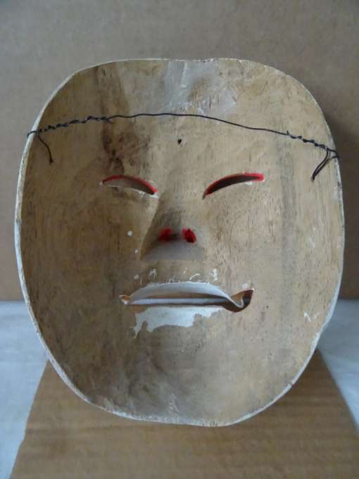 Vintage houten masker Indonesië