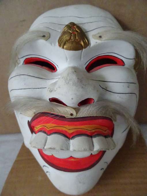 Vintage houten masker Indonesië