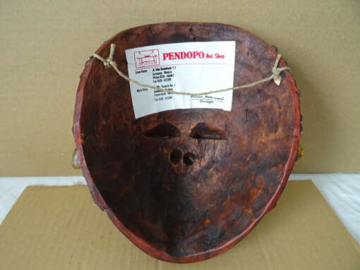 Vintage houten masker Indonesië