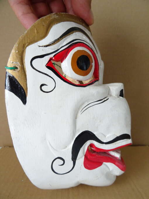 Vintage houten masker Indonesië