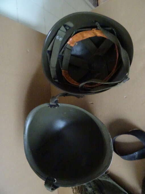 Vintage legerhelm Koninklijke Landmacht