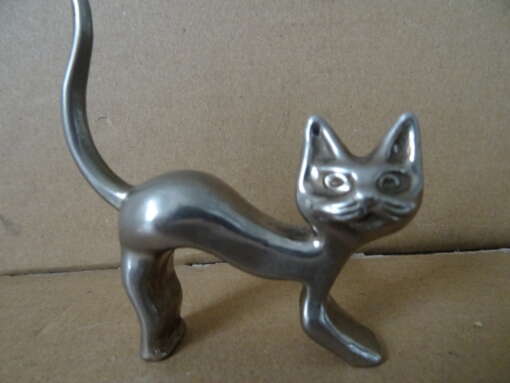 Beeldje kat vintage 8cm