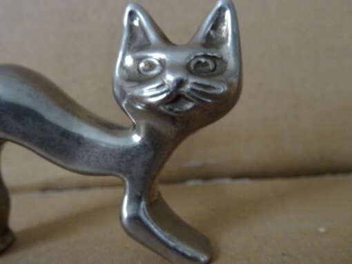 Beeldje kat vintage 8cm