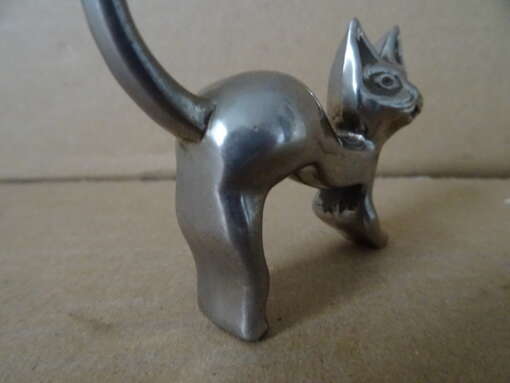 Beeldje kat vintage 8cm