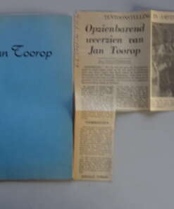 Jan Toorop catalogus expositie 1970