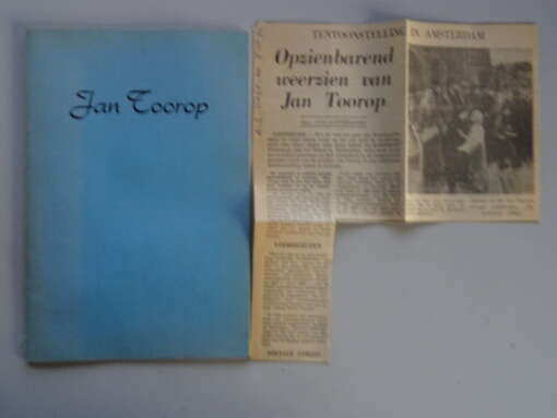 Jan Toorop catalogus expositie 1970