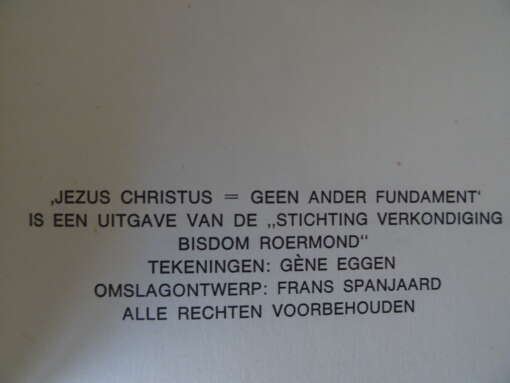 J. TH. Joosten Pr. Jezus Christus Geen ander fundament