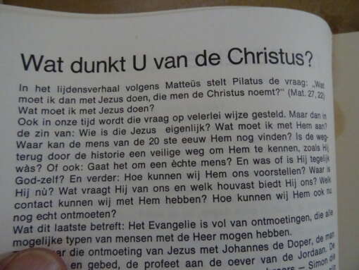 J. TH. Joosten Pr. Jezus Christus Geen ander fundament