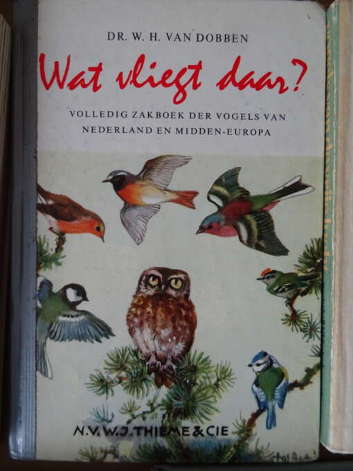 Collectie boeken over vogels