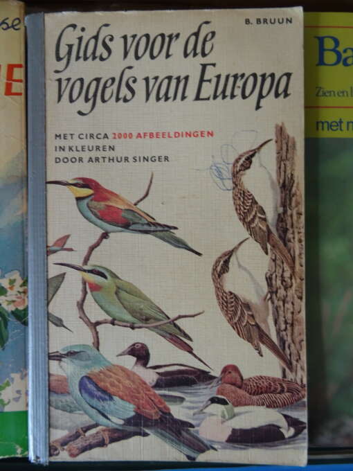 Collectie boeken over vogels