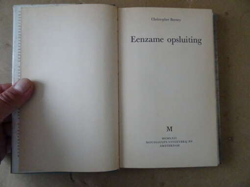 Christopher Burney Eenzame opsluiting