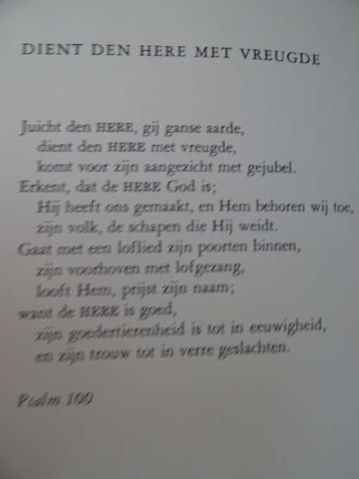 Psalmen van vreugde