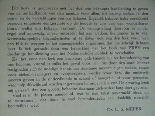 Dr. L.S. Meijer Het menschelijk lichaam