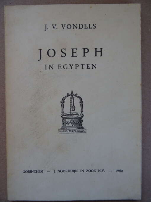 J. V. Vondels Joseph in Egypten