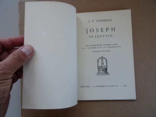 J. V. Vondels Joseph in Egypten