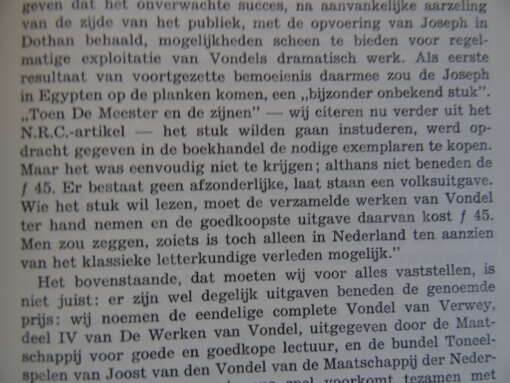 J. V. Vondels Joseph in Egypten