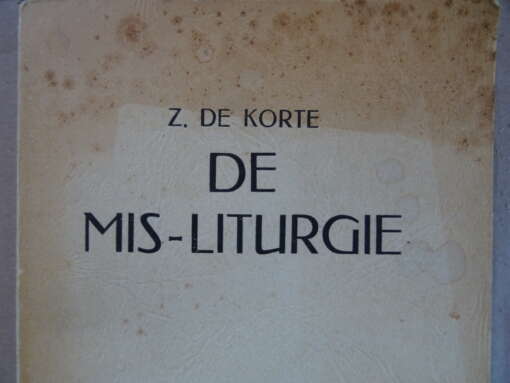 Z. de Korte De mis-liturgie