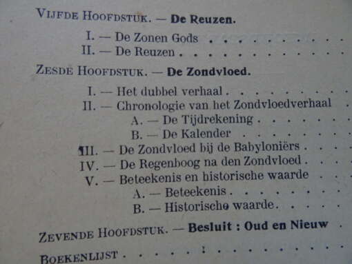 TH. van Tichelen Schepping en zondvloed