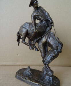 Bronzen beeld Frederic Remington The outlaw 16cm