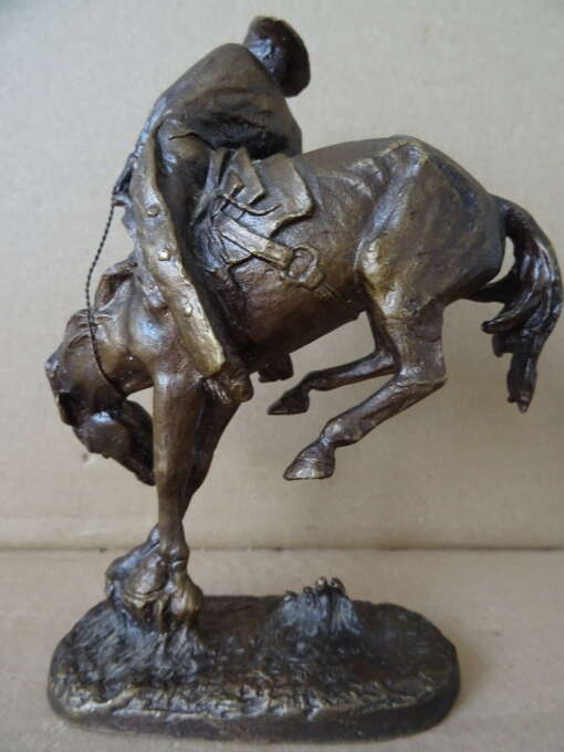 Bronzen beeld Frederic Remington The outlaw 16cm