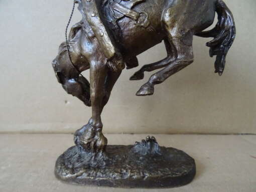 Bronzen beeld Frederic Remington The outlaw 16cm