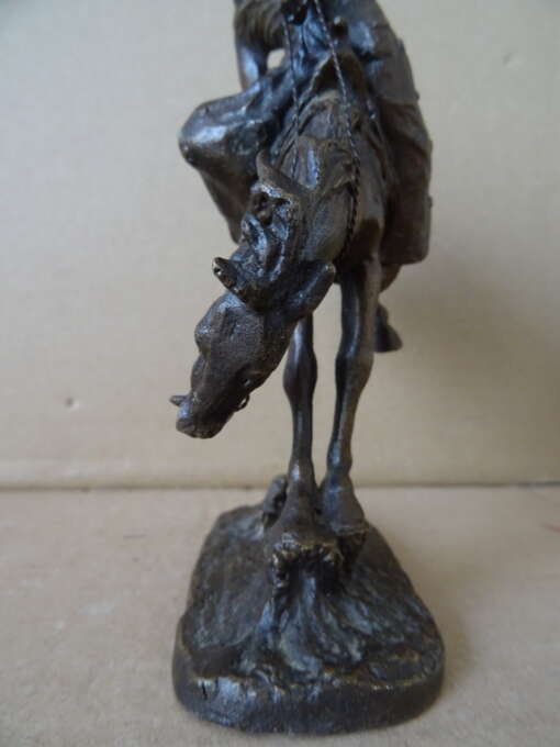 Bronzen beeld Frederic Remington The outlaw 16cm