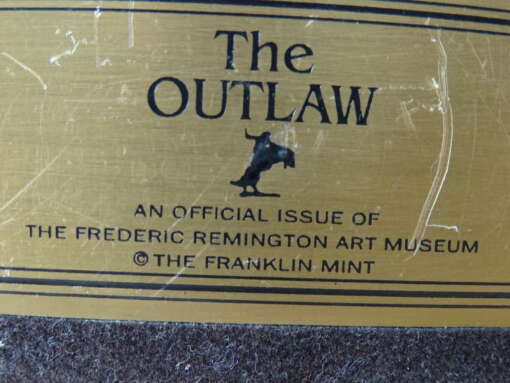 Bronzen beeld Frederic Remington The outlaw 16cm