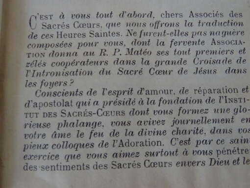 R. P. Matéo Crawley-Boevey Heure Sainte