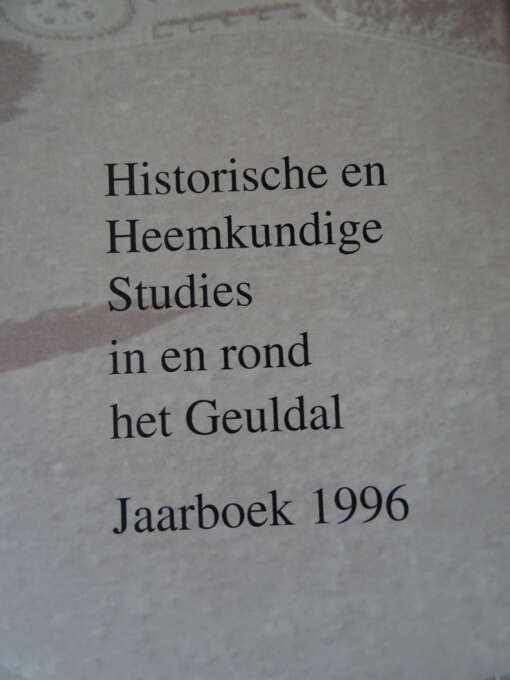 Collectie jaarboeken Historische Studies Geuldal 1995-2006