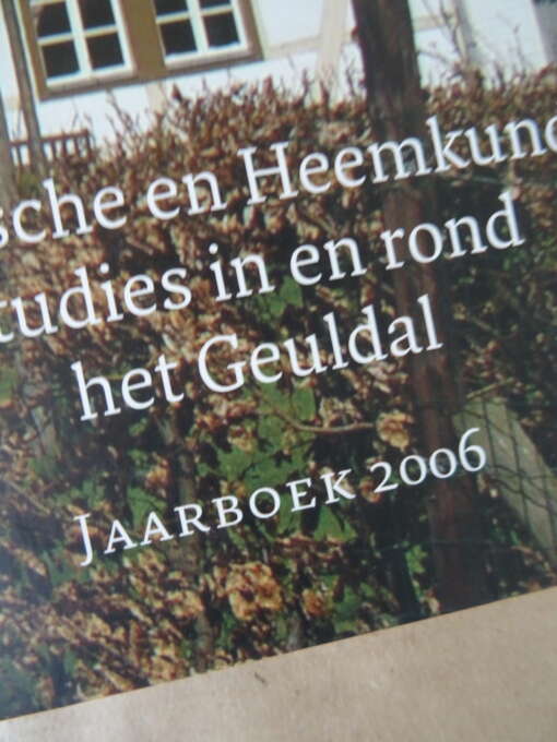 Collectie jaarboeken Historische Studies Geuldal 1995-2006