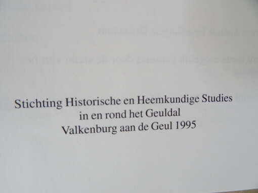 Collectie jaarboeken Historische Studies Geuldal 1995-2006