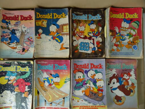 Collectie van 321 Donald Duck strips 1978-1988