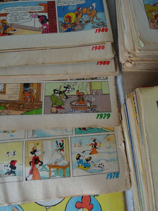 Collectie van 321 Donald Duck strips 1978-1988