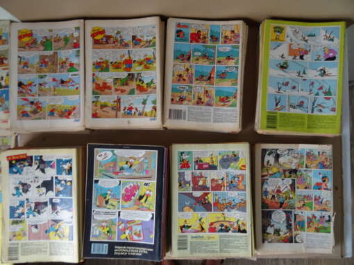 Collectie van 321 Donald Duck strips 1978-1988